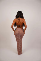 Cordelia The Label Lace Maxi Skirt - cinnamon